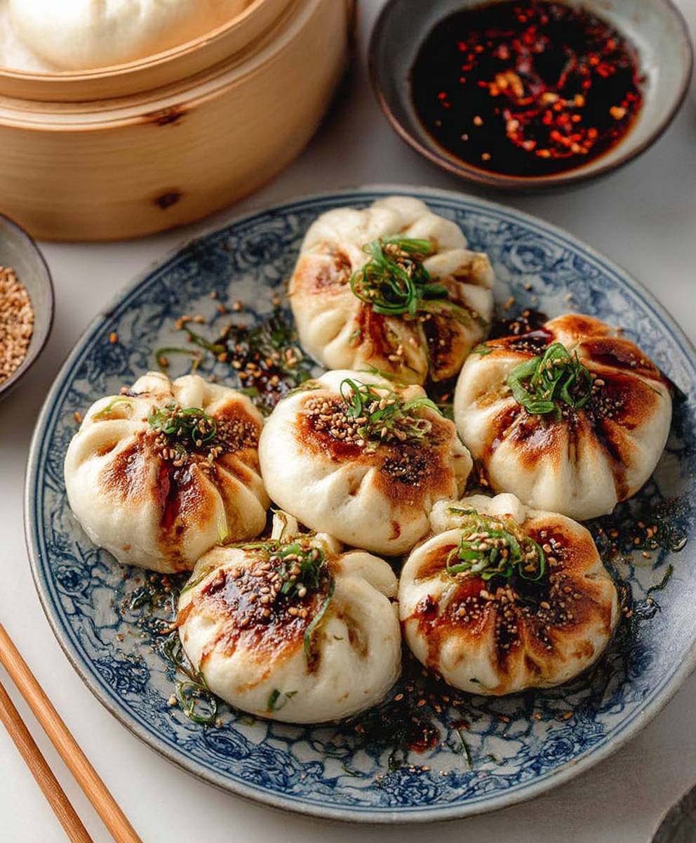 Vegan Pan-Fried Buns