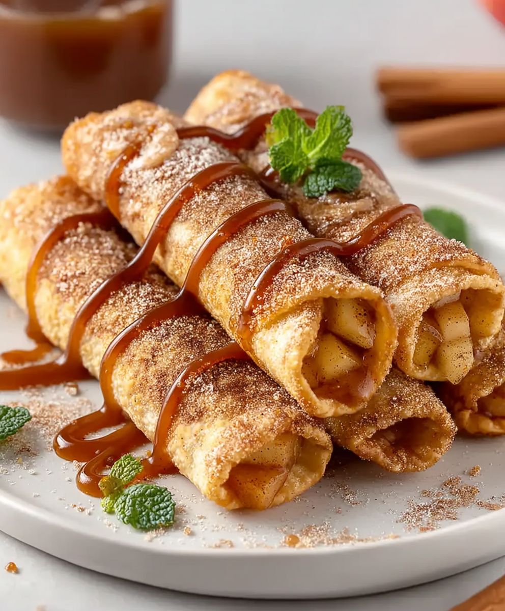 Air Fryer Apple Pie Taquitos