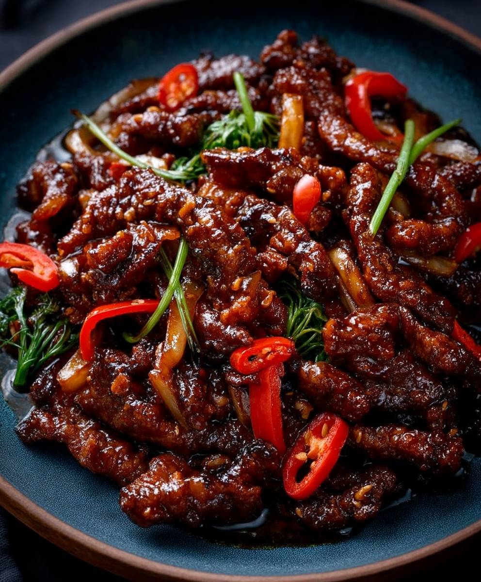 Crispy Chilli Beef Stir Fry