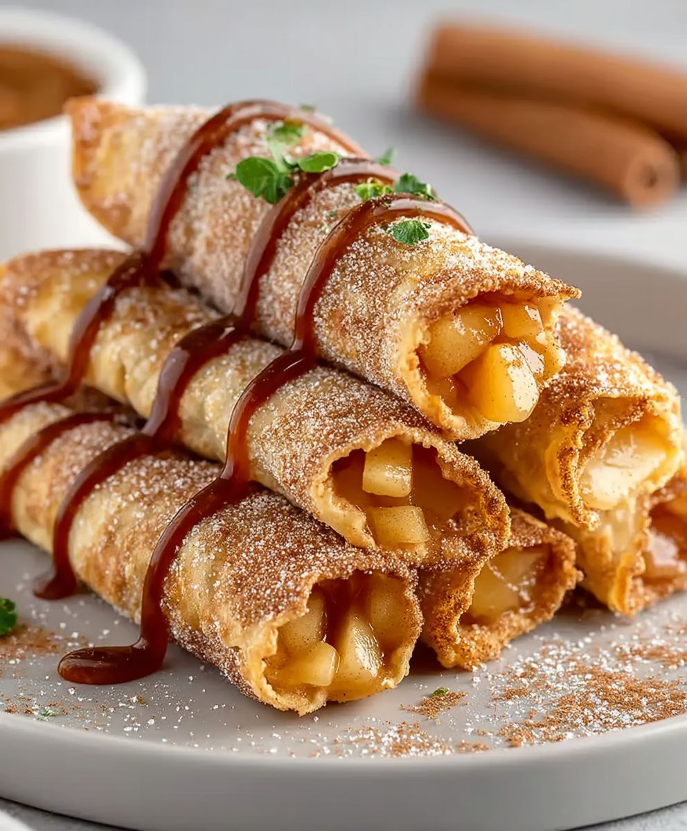 Air Fryer Apple Pie Taquitos