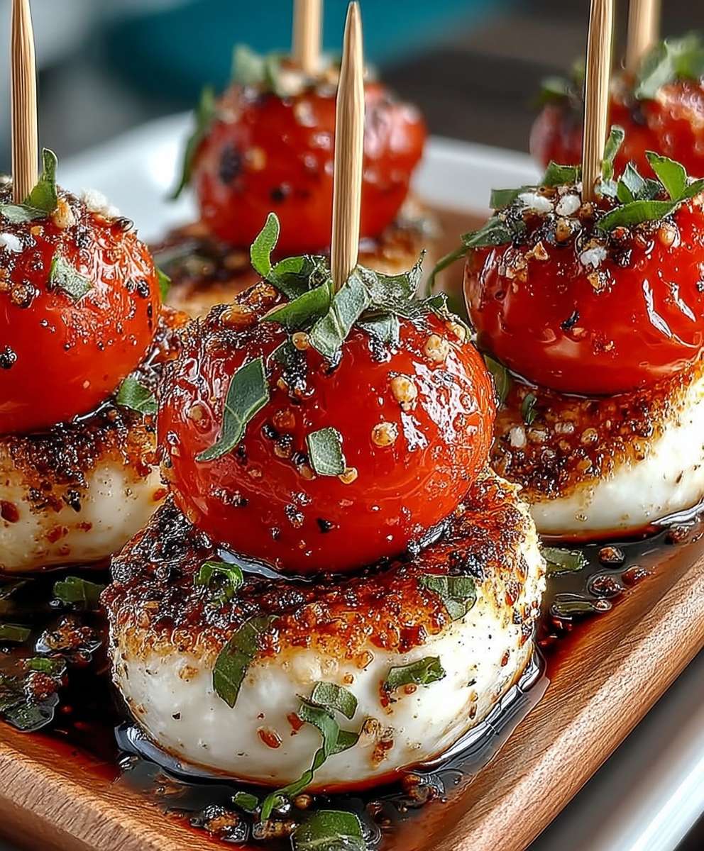 Mini Caprese Bites Appetizer