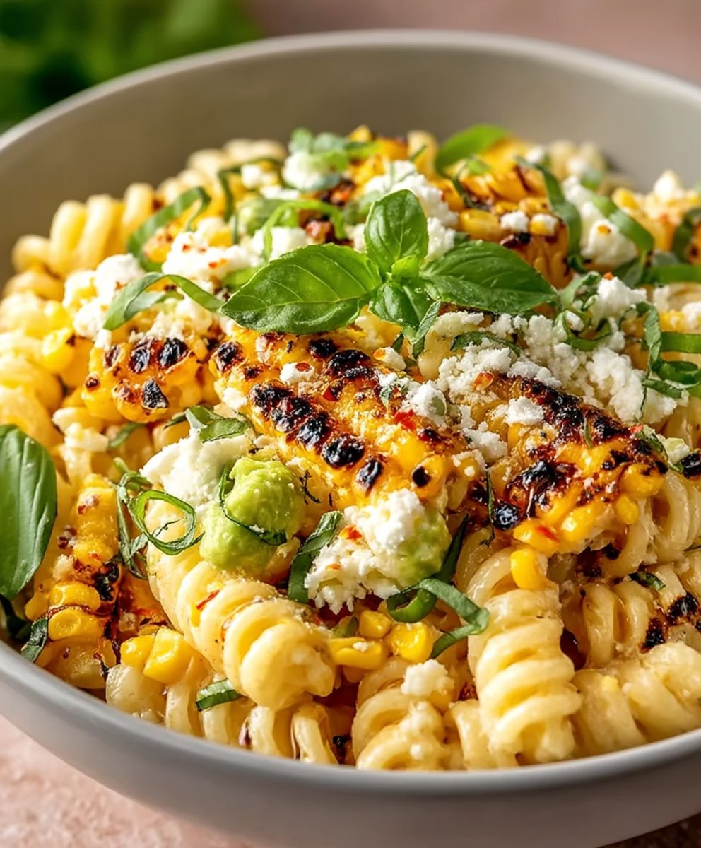 Healthy Street Corn Pasta Salad