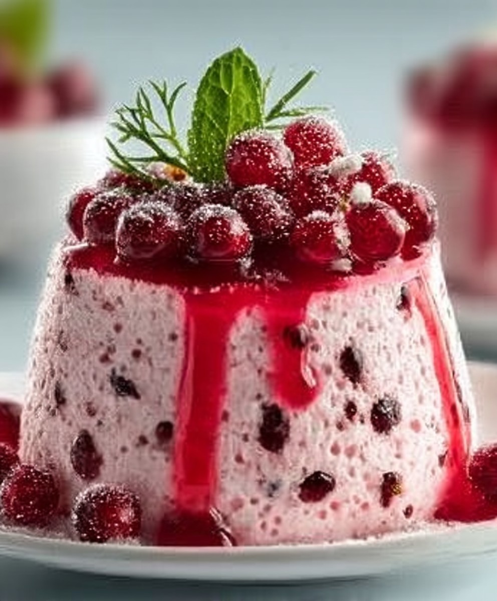 Cranberry Mousse Cups