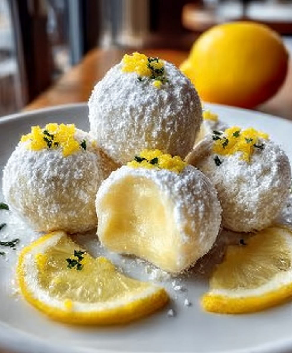 Creamy Lemon Truffles