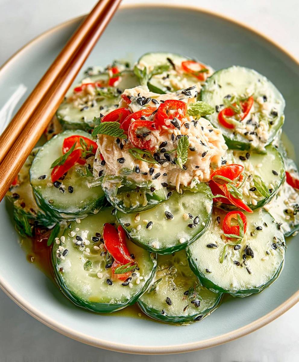 California Roll Cucumber Salad
