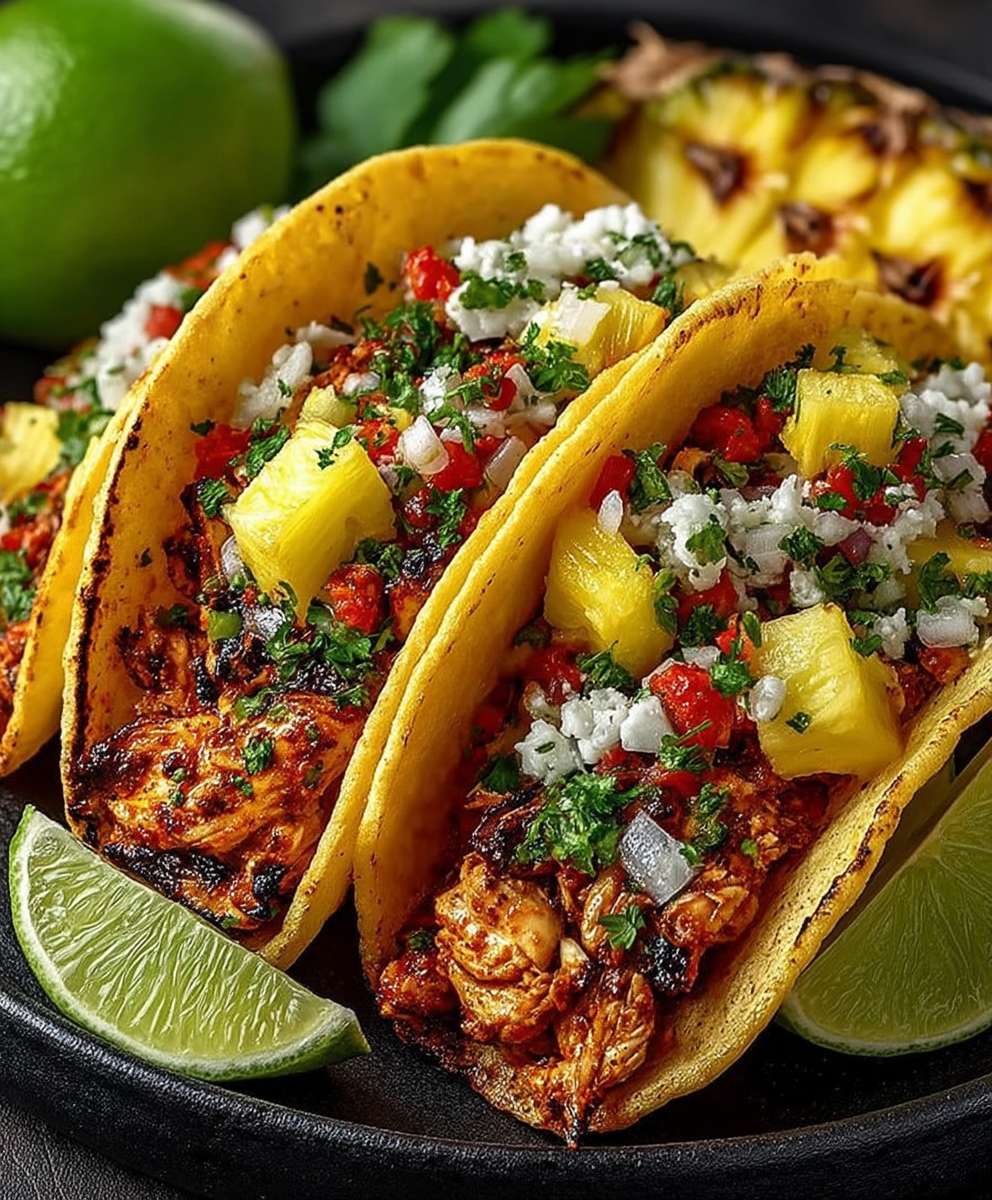 Pineapple Chicken Tacos