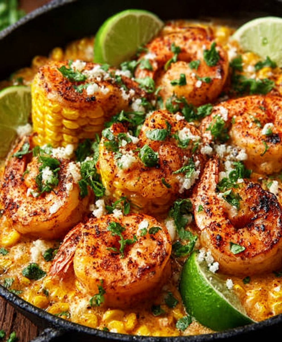Mexican Street Corn Shrimp