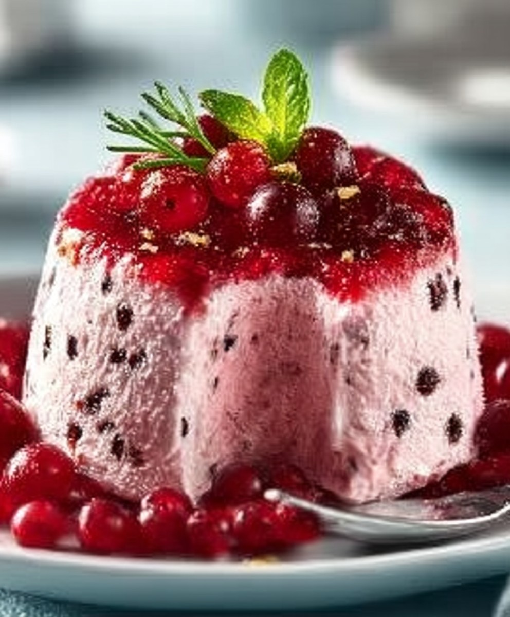 Cranberry Mousse Cups