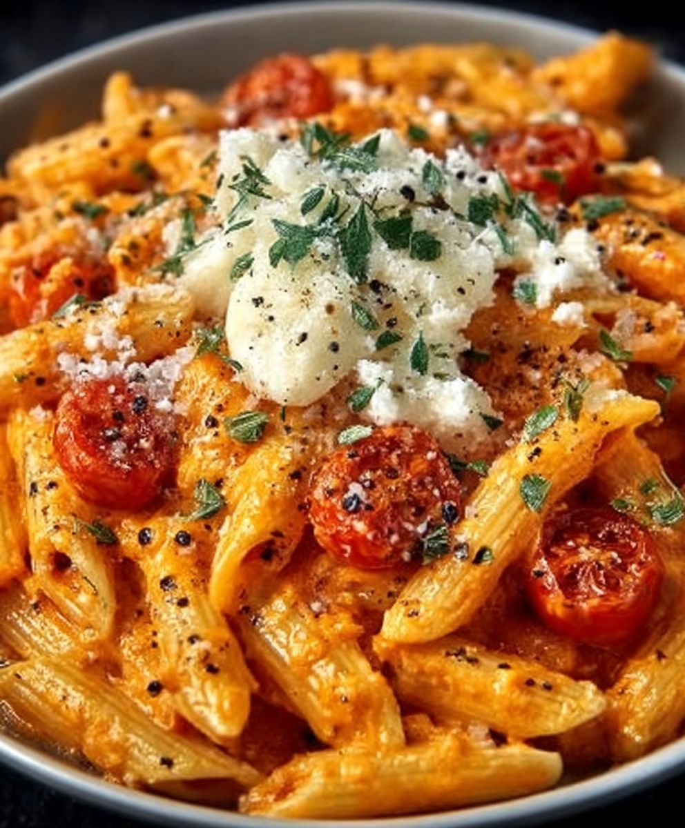 Creamy Tomato Garlic Pasta