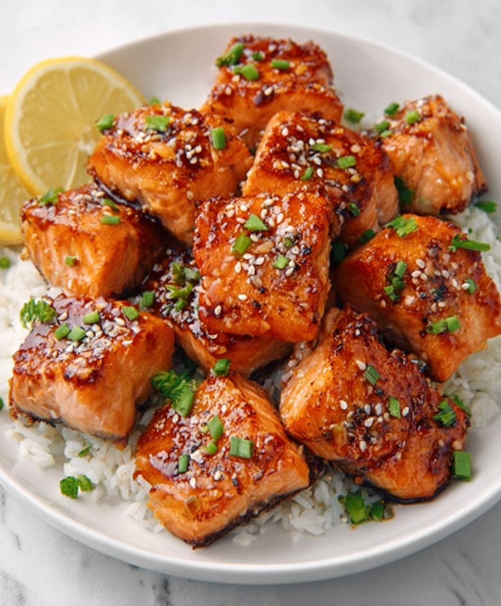 Air Fryer Honey Garlic Salmon