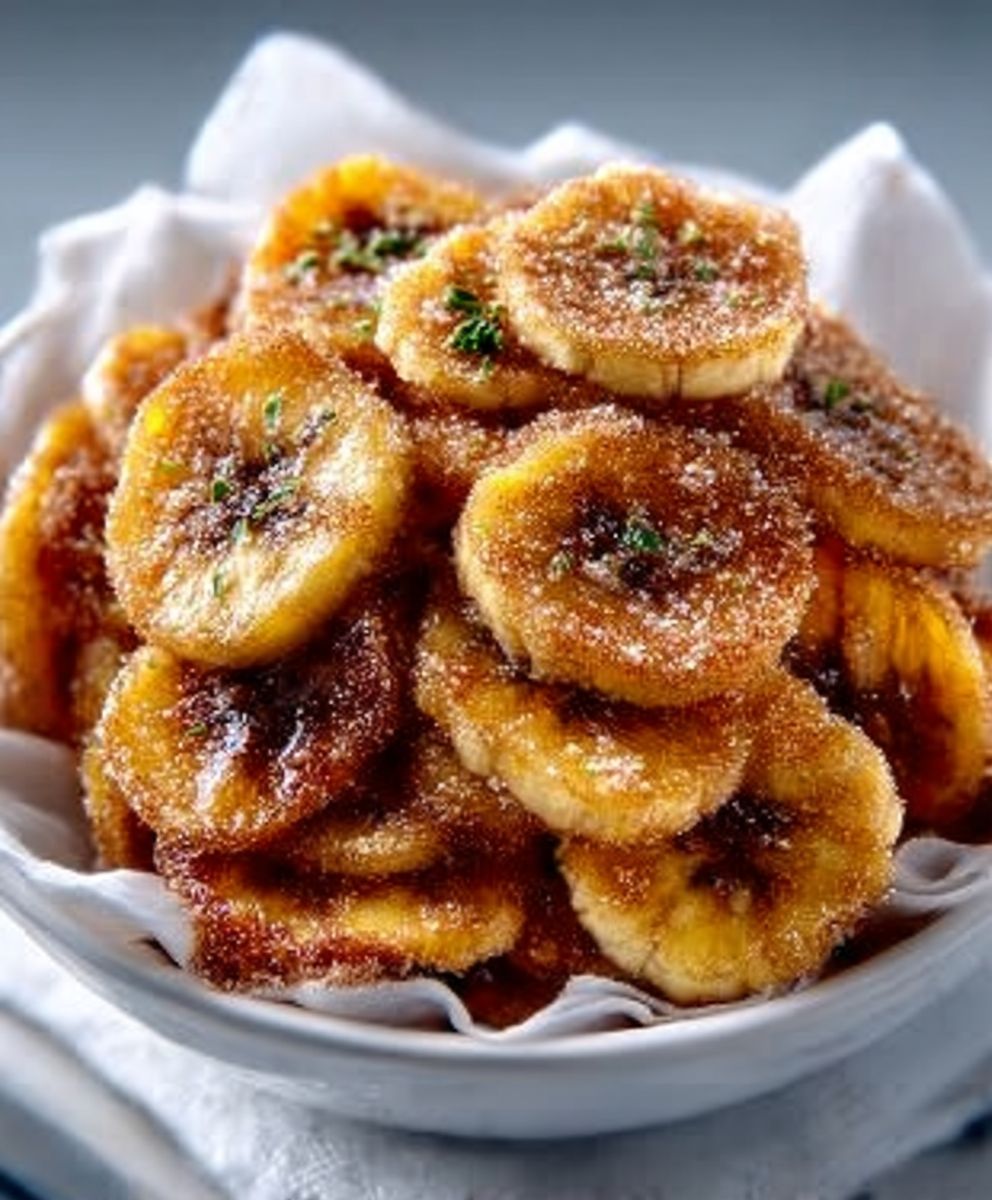 Air Fryer Cinnamon Banana Chips
