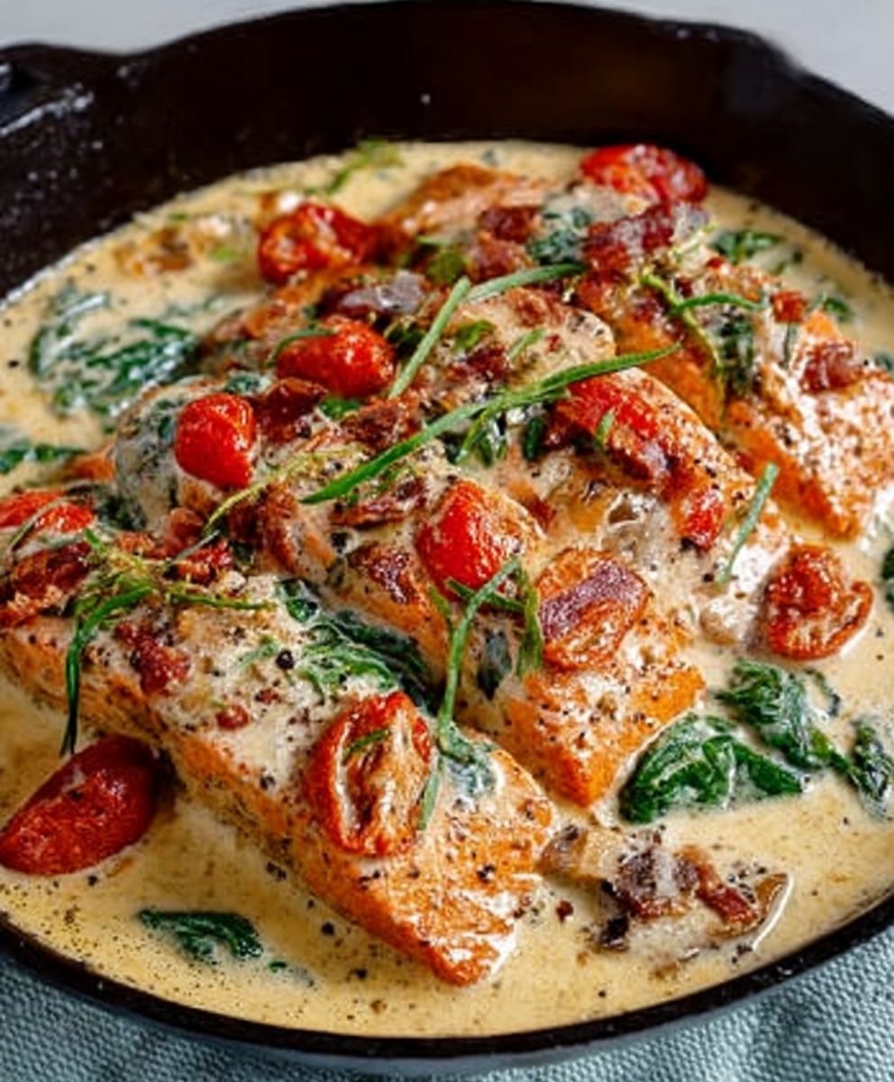 Creamy Tuscan Salmon