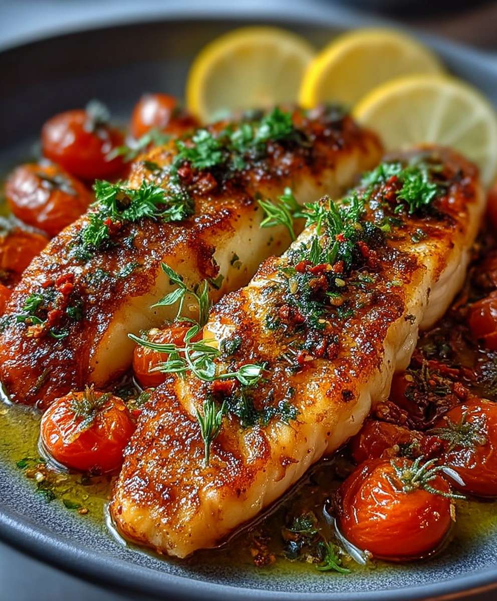 Mediterranean Baked Fish
