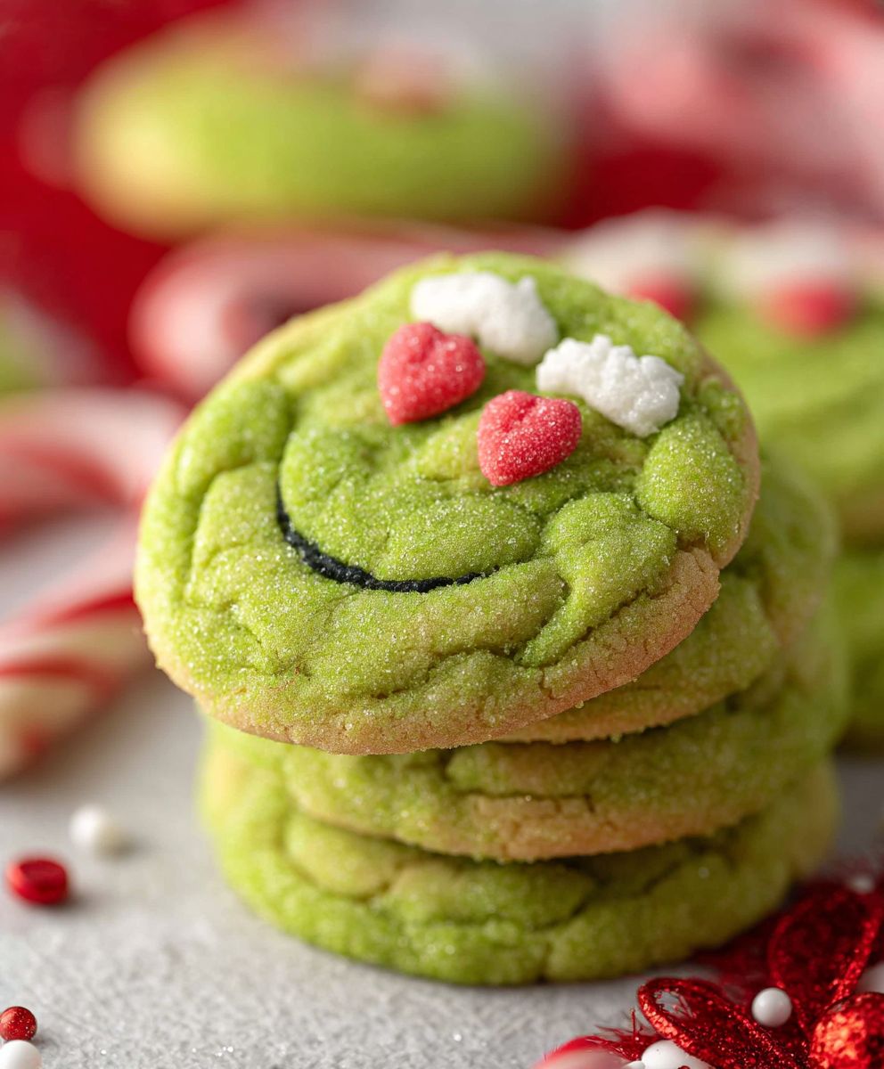 Grinch Sugar Cookies