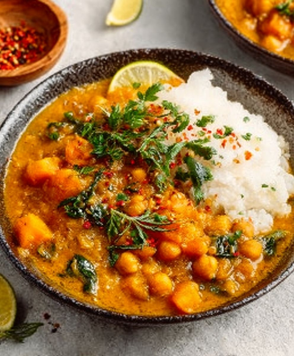 Sweet Potato Chickpea Curry