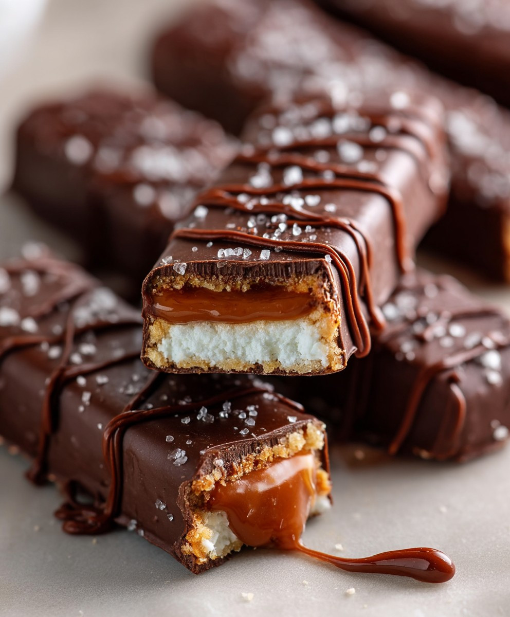 Healthy Twix Bars