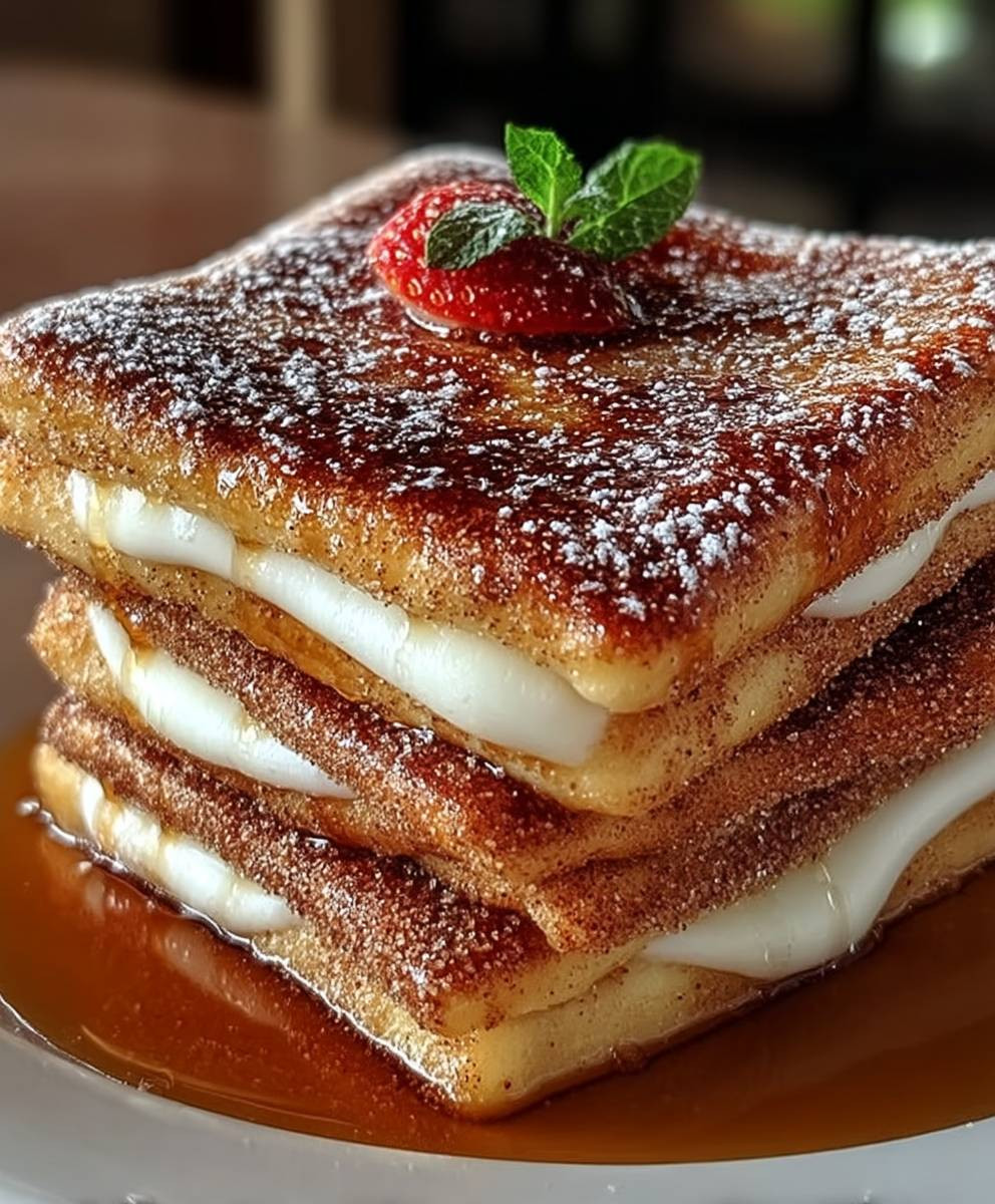 Churro Stuffed French Toast