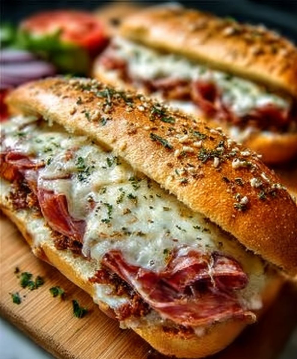 Baked Italian Sub Sandwiches
