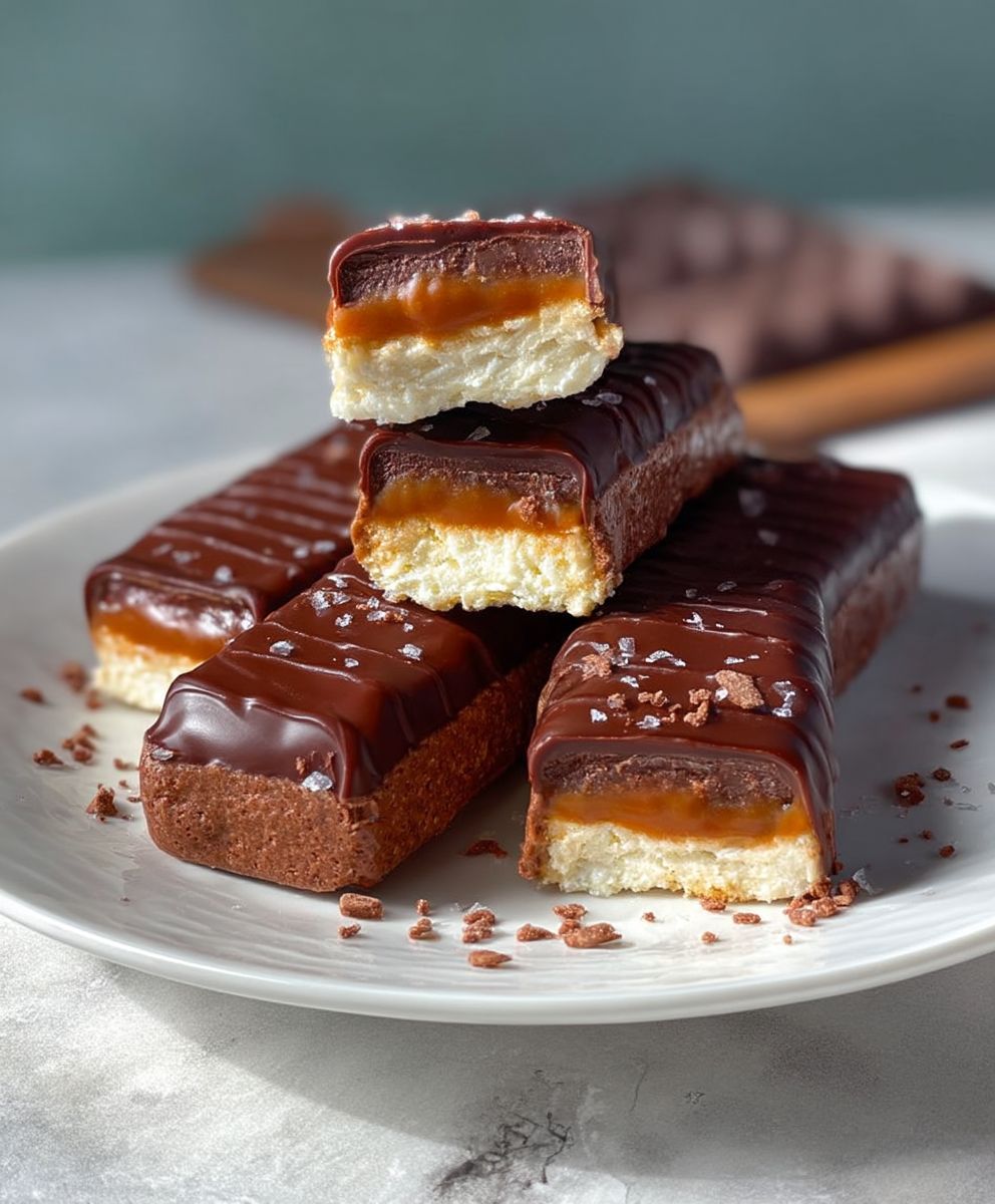 Healthy Twix Bars