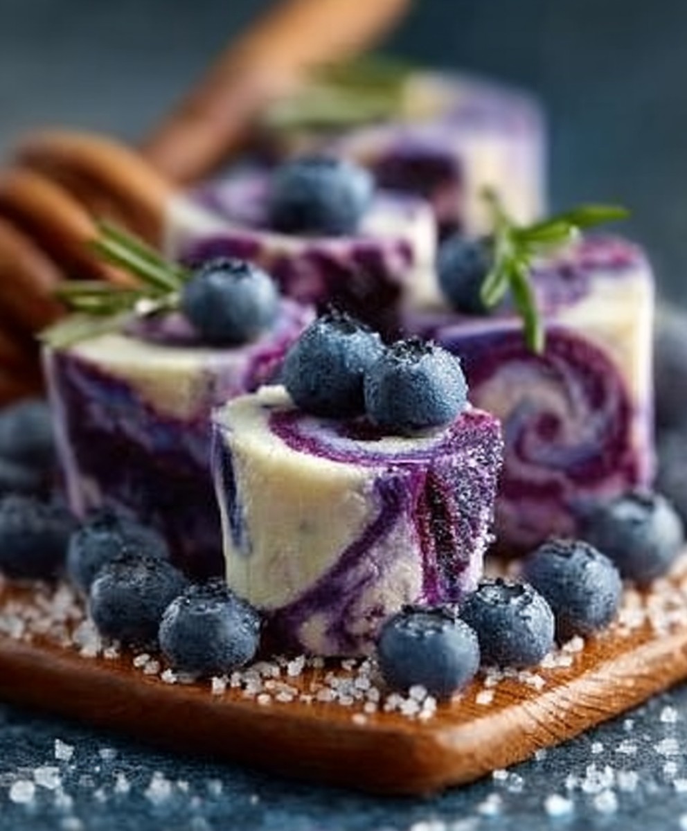 Blueberry Swirl Yogurt Bites