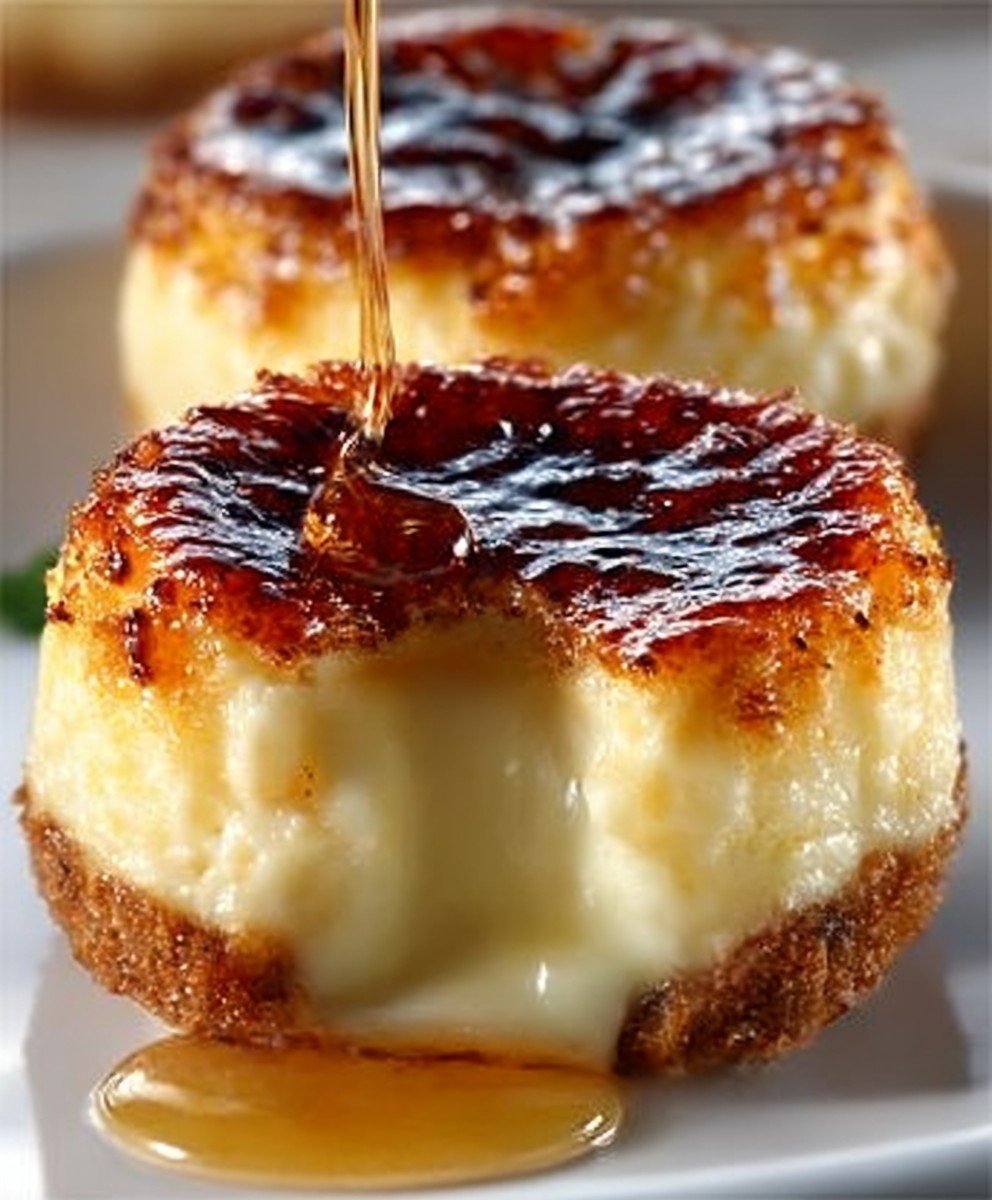 Mini Crème Brûlée Cheesecakes