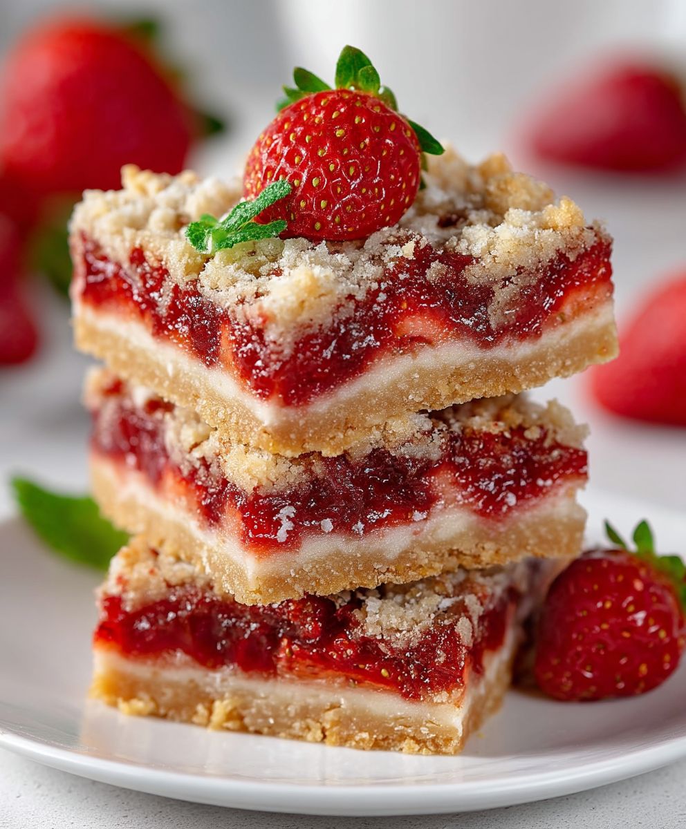 Strawberry Shortcake Bars