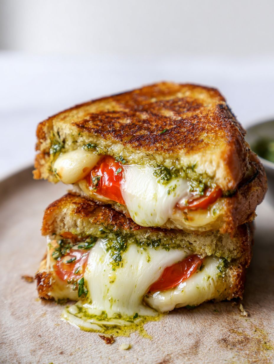 Pesto Grilled Cheese