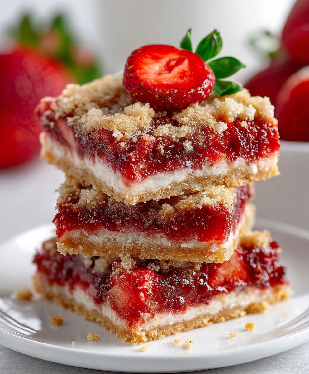 Strawberry Shortcake Bars
