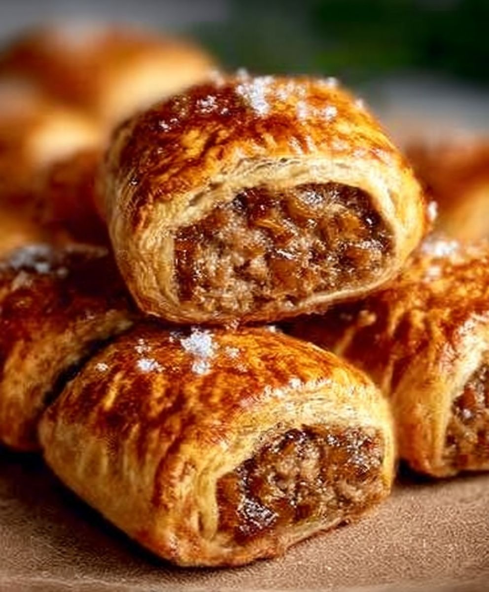 Savory French Onion Sausage Rolls