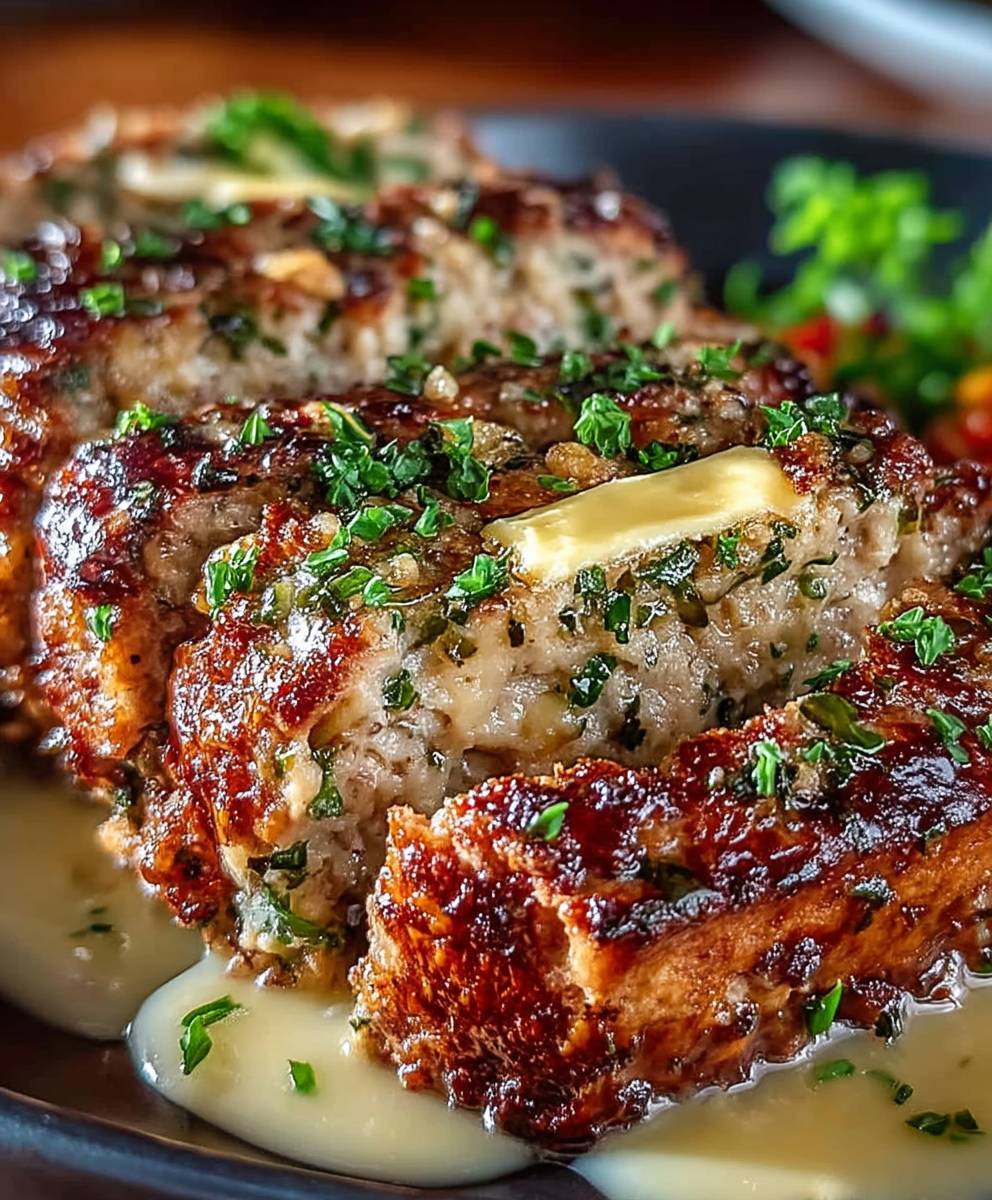 Garlic Parmesan Meatloaf