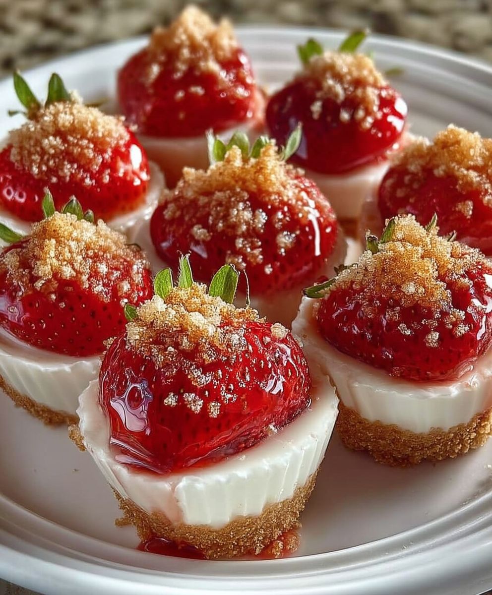 Cheesecake Deviled Strawberries
