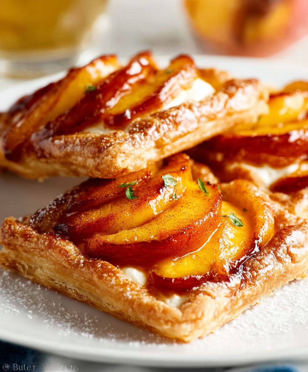 Mini Peach Tarts