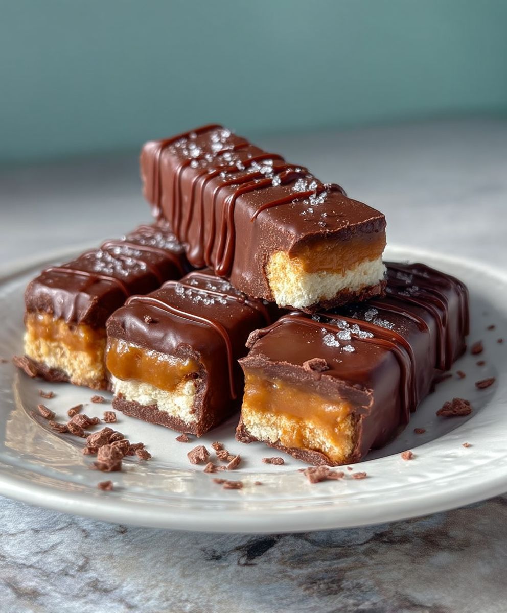 Healthy Twix Bars