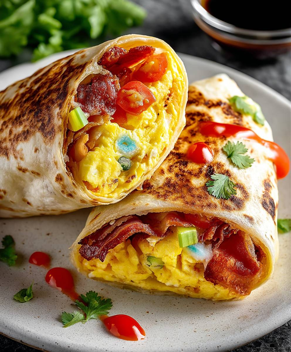 Freezer Breakfast Burritos