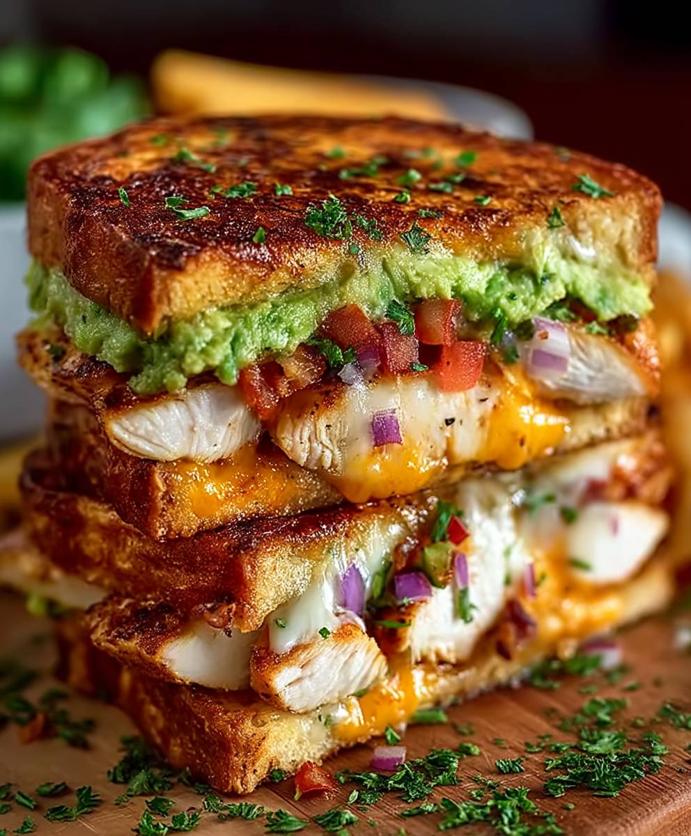 Chicken Avocado Melt Sandwich