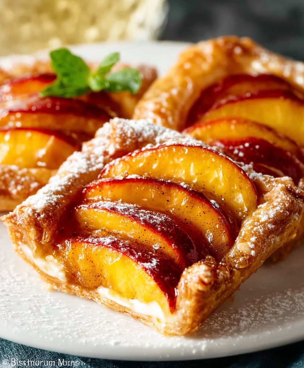 Mini Peach Tarts