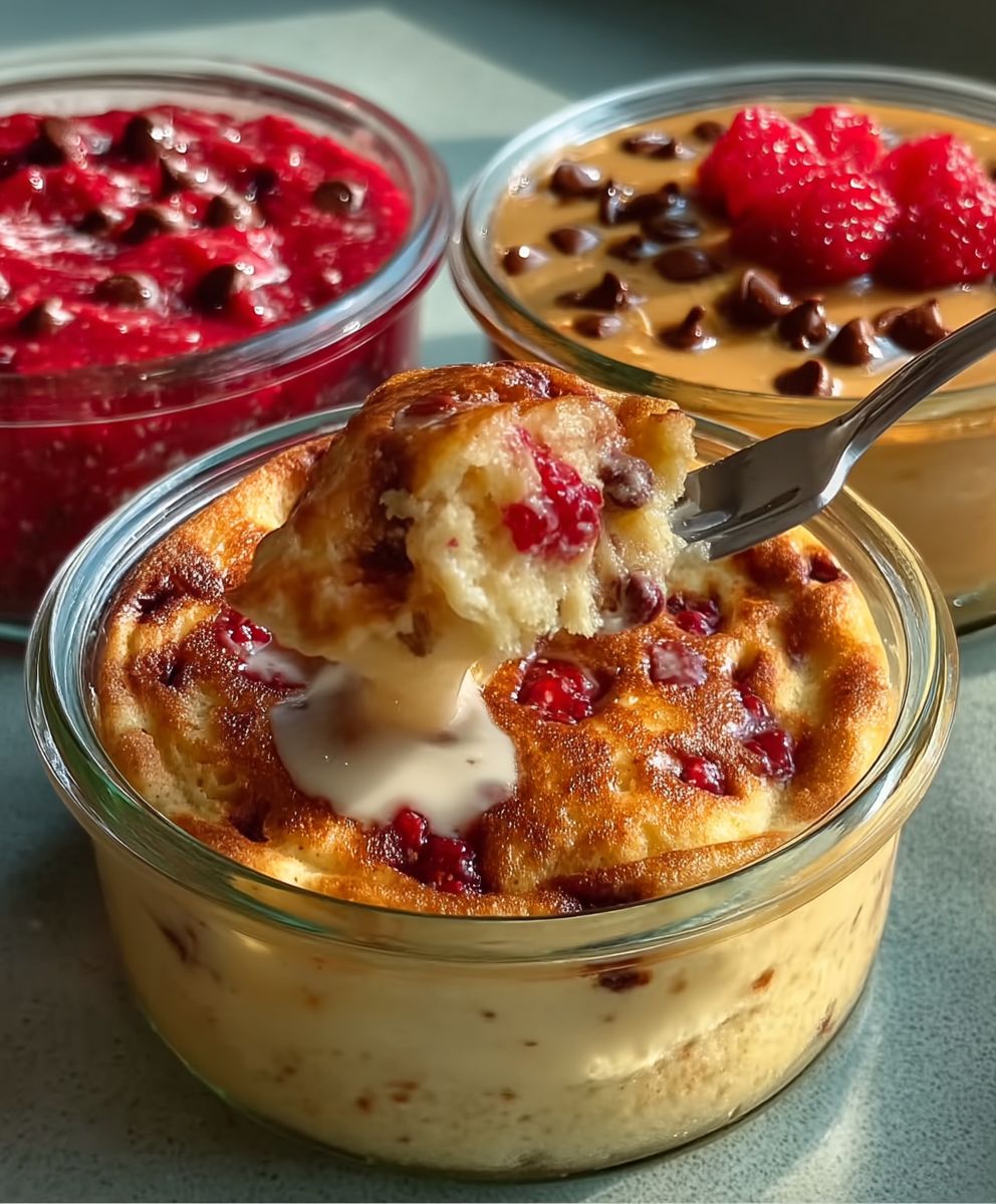 Baked Protein Pancake Bowls