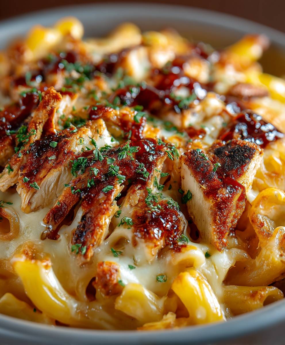 BBQ Chicken Mac and Cheese