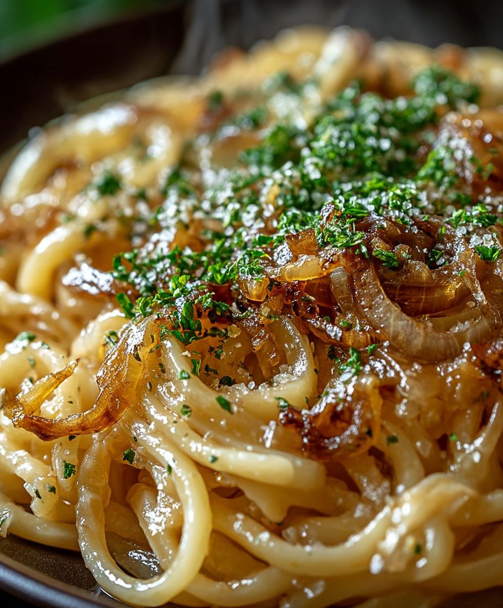 French Onion Pasta