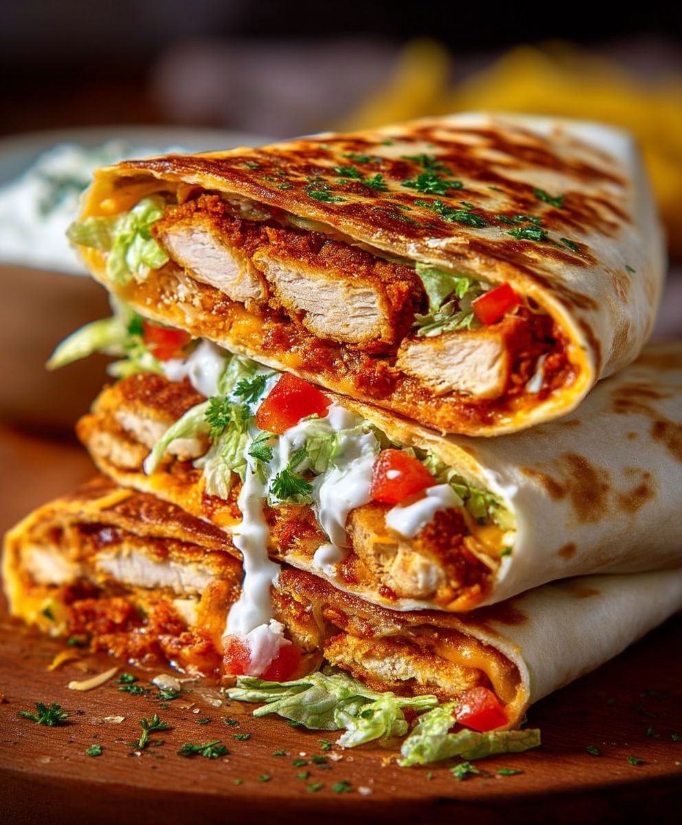 Chicken Crunch Wrap (Crispy, Cheesy & Easy to Make) image 2
