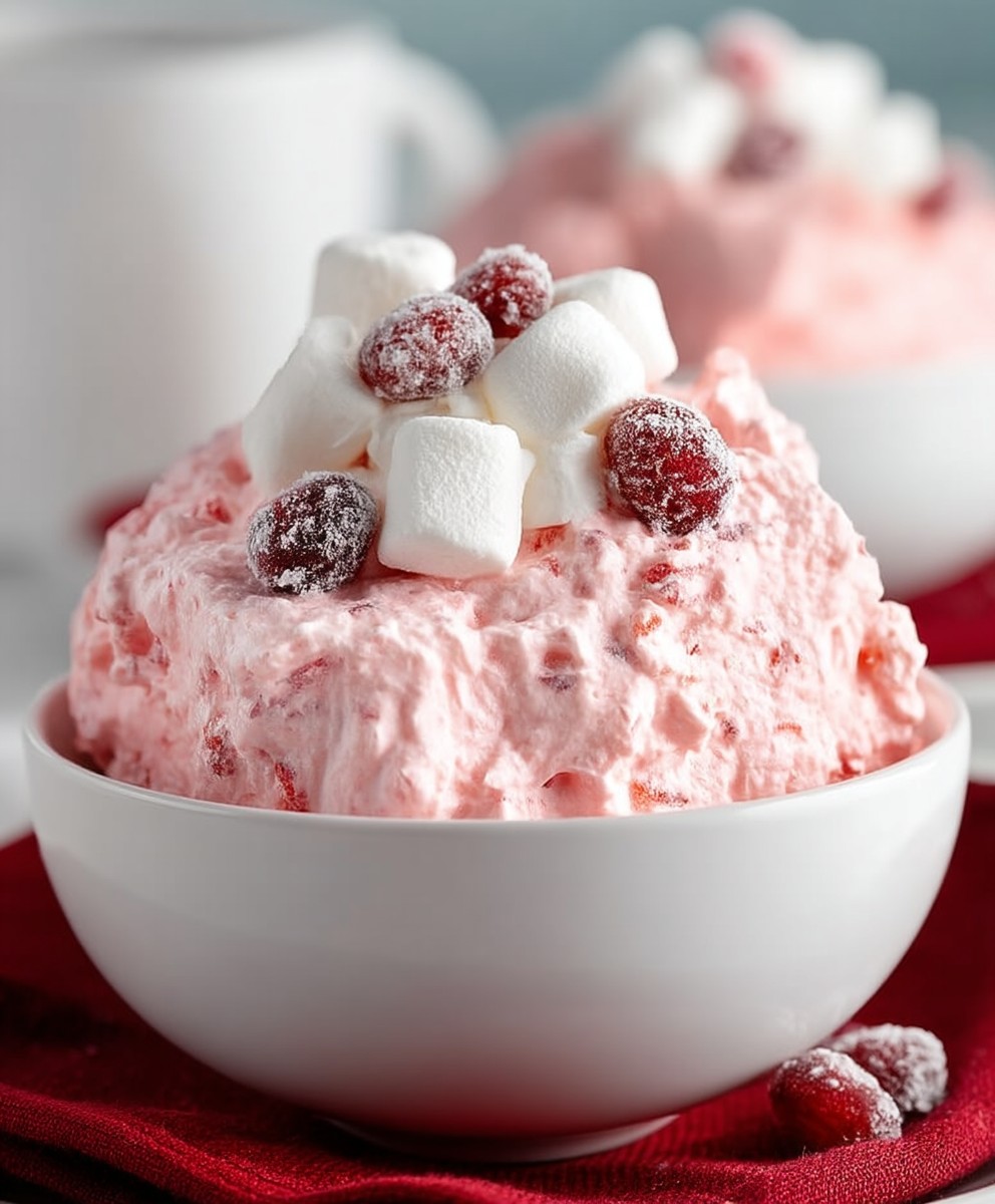 Classic No Bake Pink Fluff | Creamy Vintage Marshmallow Dessert image 2