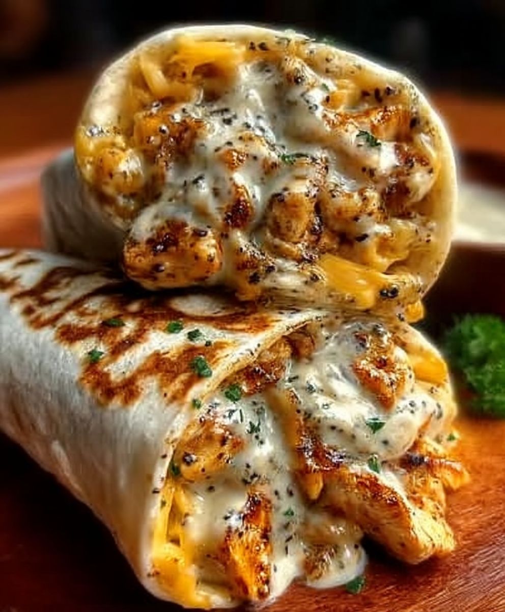 Crispy Chicken Beef Bacon Ranch Wrap image 2