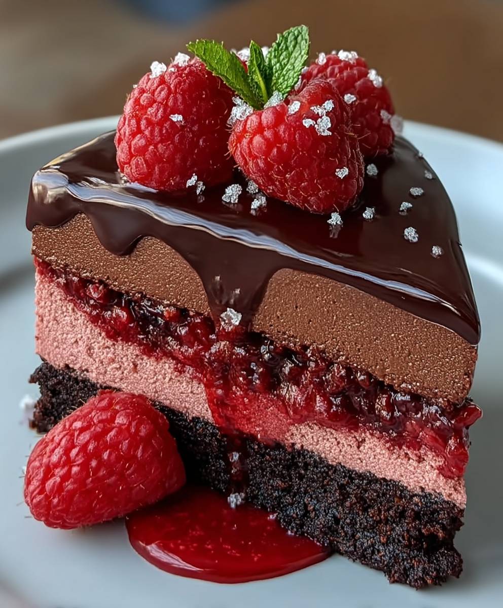 Dark Chocolate Raspberry Mousse Cake – Rich and Elegant Dessert Recipe image 2