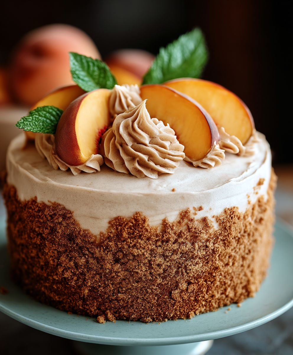 Peach Cake Brown Sugar Frosting: A Deliciously Sweet Recipe image 2