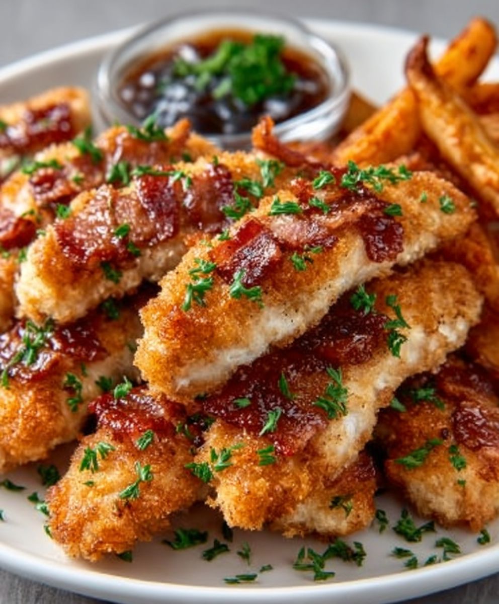 Turkey Bacon Brown Sugar Chicken Tenders image 2