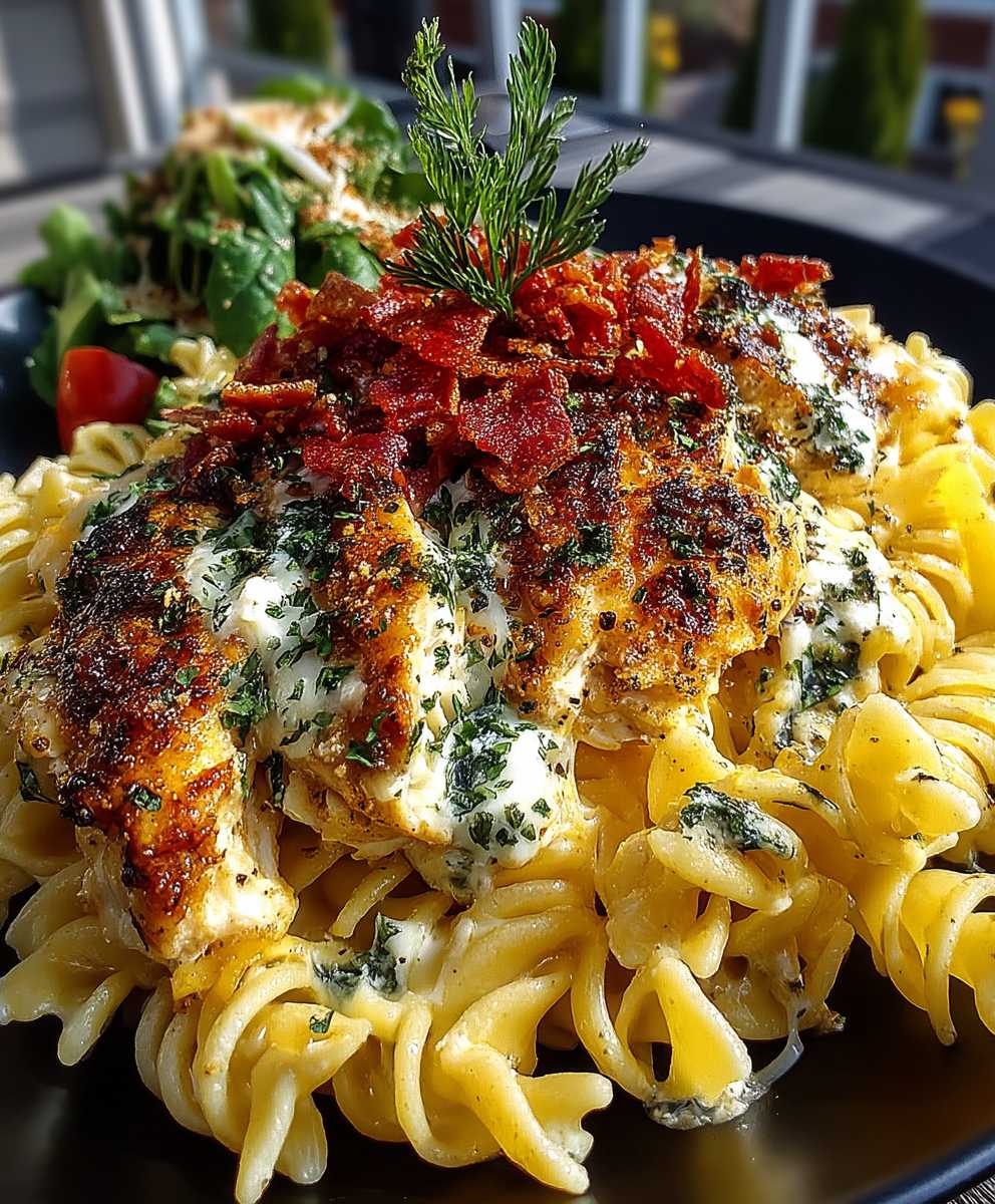 Crack Chicken Pasta | Creamy Easy Comfort Food Dinner Recipe image 2