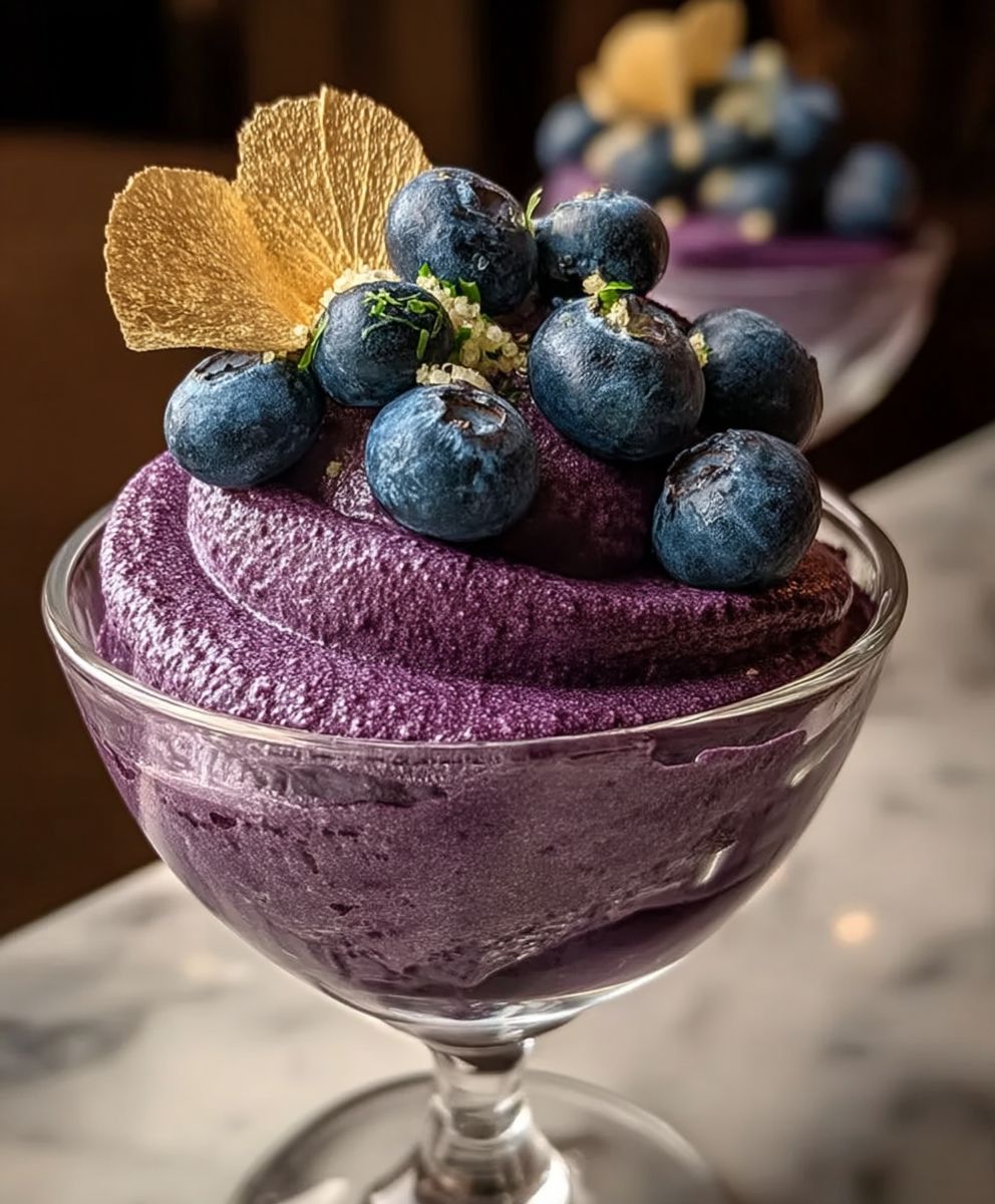 Easy Dairy Free Blueberry Mousse | Light Creamy Vegan Dessert Recipe image 2