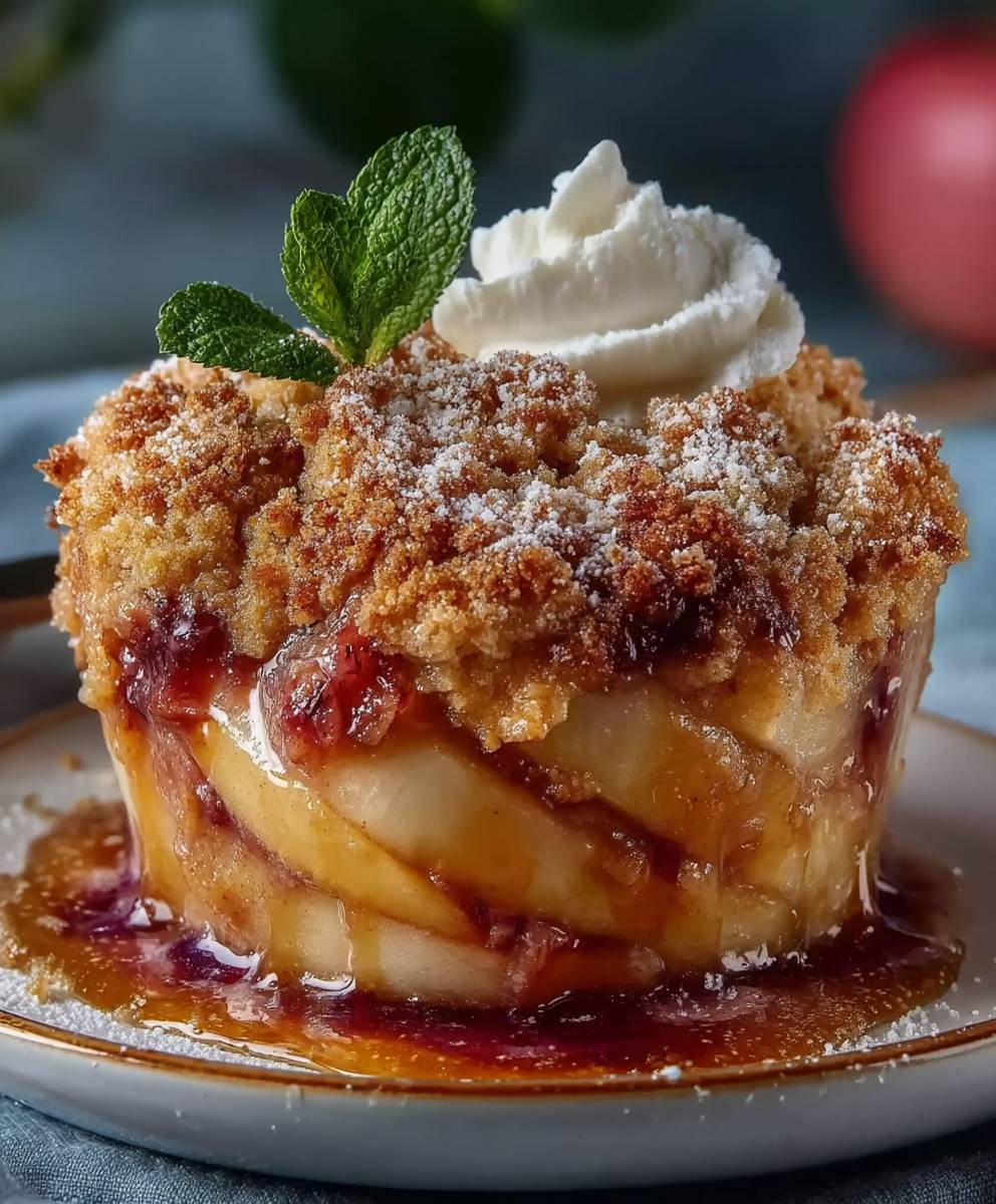 High Protein Apple Crumble | Easy 20g Protein Healthy Dessert Recipe image 2